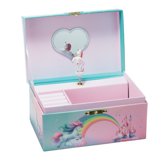 Style 1 - 2 Cajita Músical Armonibox Unicornio Estrellas Glitter