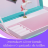 Style 1 - 5 Cajita Músical Armonibox Unicornio Estrellas Glitter