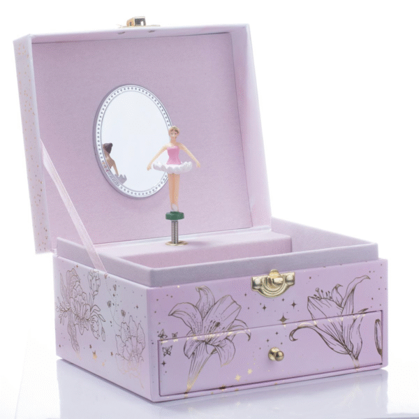 Cajita De Música Bailarina Clasica Rosa