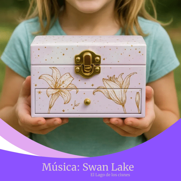 Cajita De Música Bailarina Clasica Rosa