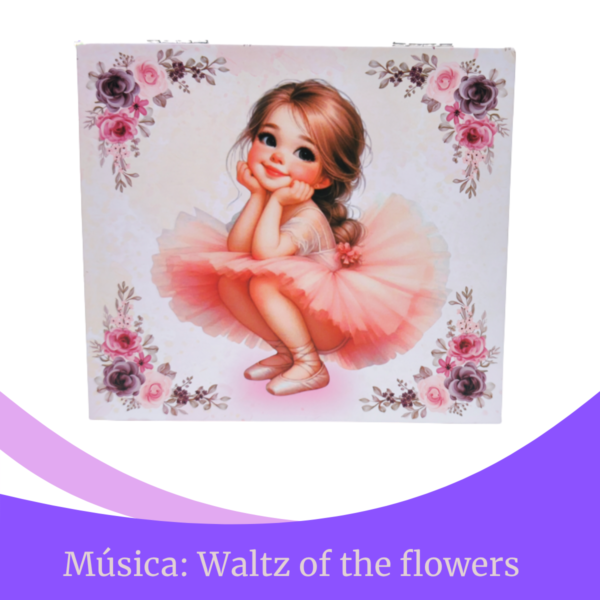 Cajita De Música Niña Dos Cajones